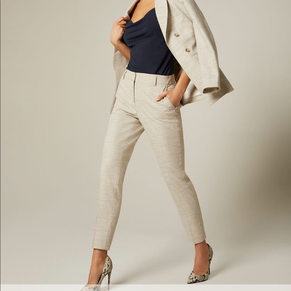 RW&CO. Pants - RW&CO Slub Slim Leg Ankle Pant beige 14 NWT